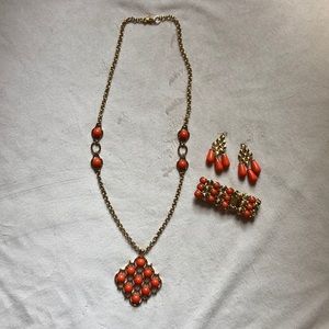 BANANA REPUBLIC TRINA TURK 3 piece jewelry set